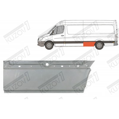 Крыло Заднее (левое) Передняя Часть Polcar для Mercedes Sprinter 2006-2013 - фото