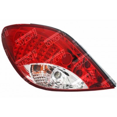 Задний фонарь (левый) Led, TYC для PEUGEOT 207 2009-2013 - фото