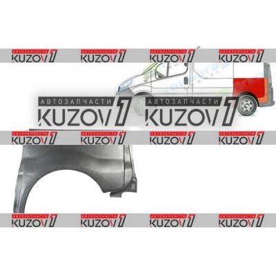 Крыло Заднее (левое) Klokkerholm для RENAULT TRAFIC 2006-2014 - фото