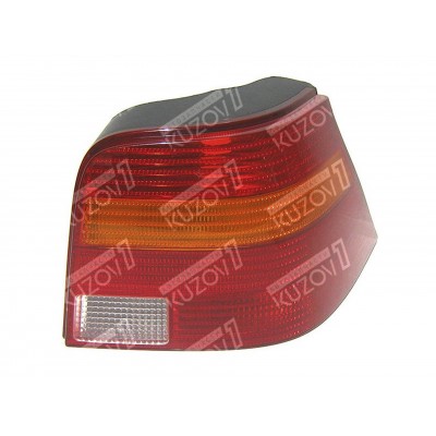 Задний фонарь (правый) Желтый Поворотник, DEPO для Volkswagen GOLF 4 1997-2006 - фото